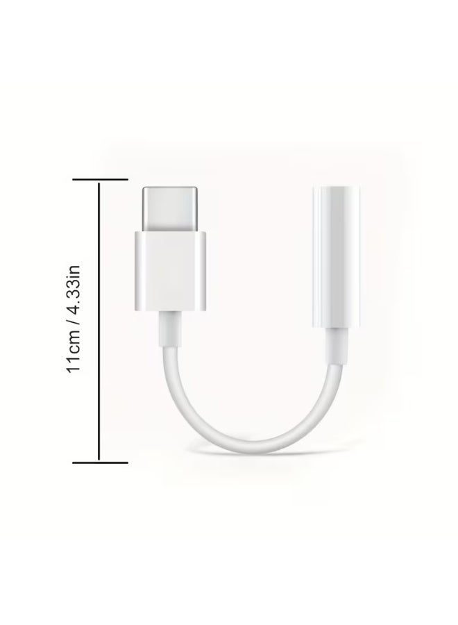 Arabash USB Type C to 3.5mm Audio Adapter, USB C to Aux Audio Dongle Cable Cord, USB Type C to 3.5mm Female Headphone Jack Adapter for Pixel 4 3 2 XL S20+ Note 20 S9 Plus iPad Pro - Image 4
